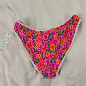 Frankie’s Bikinis Catalina Full Coverage Bikini Bottom Daisy Pond